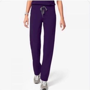 Figs Livingston basic scrub pants-size small-purple